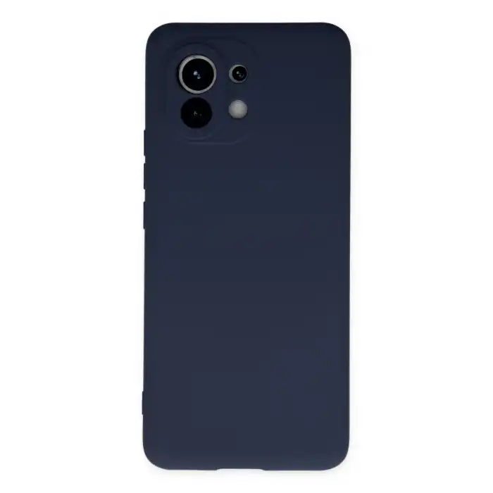 Xiaomi Mi 11 Kılıf Nano İçi Kadife Silikon - Lacivert