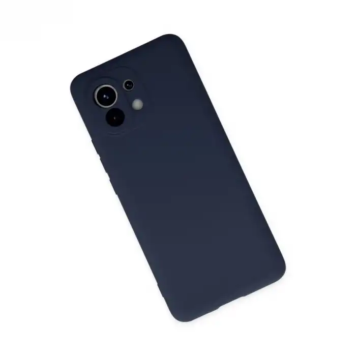 Xiaomi Mi 11 Kılıf Nano İçi Kadife Silikon - Lacivert