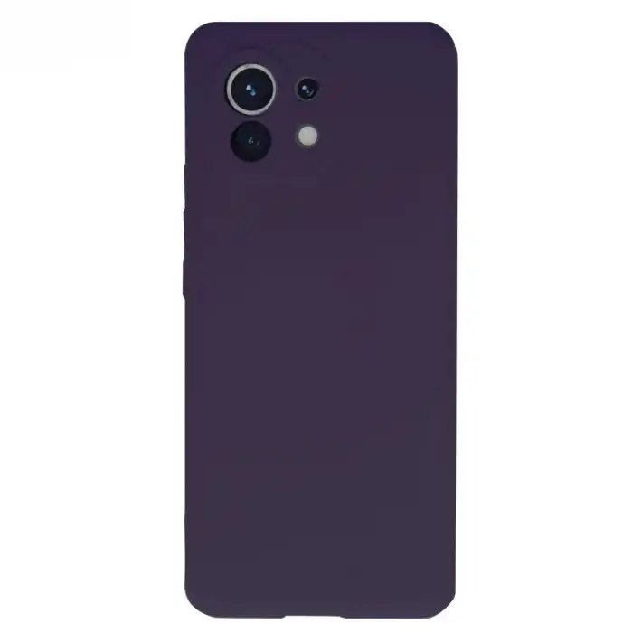 Xiaomi Mi 11 Kılıf Nano İçi Kadife Silikon - Mor