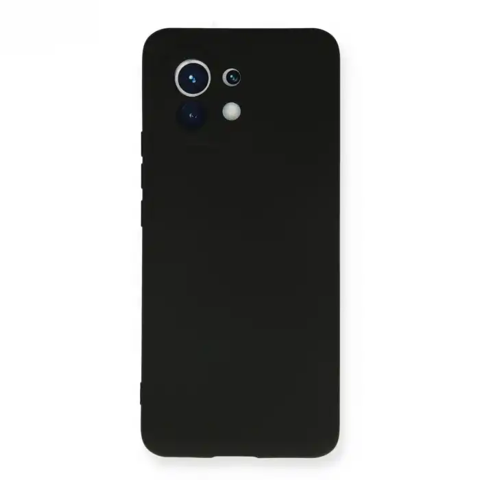 Xiaomi Mi 11 Kılıf Nano İçi Kadife Silikon - Siyah