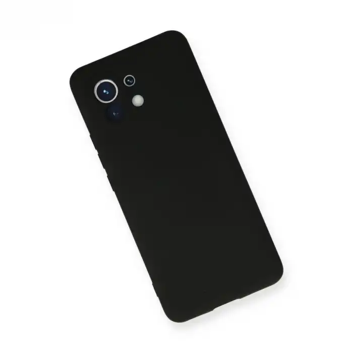 Xiaomi Mi 11 Kılıf Nano İçi Kadife Silikon - Siyah
