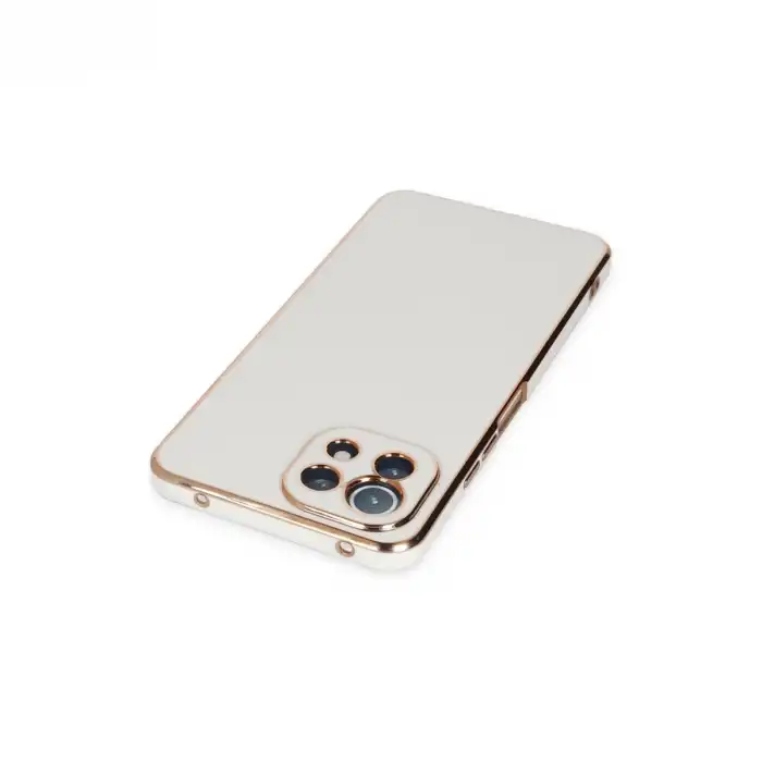 Xiaomi Mi 11 Lite Kılıf Volet Silikon - Beyaz