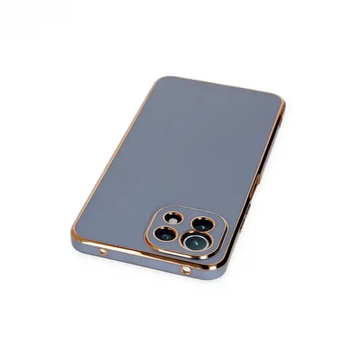 Xiaomi Mi 11 Lite Kılıf Volet Silikon - Mavi