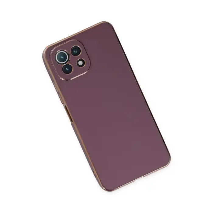 Xiaomi Mi 11 Lite Kılıf Volet Silikon - Mor