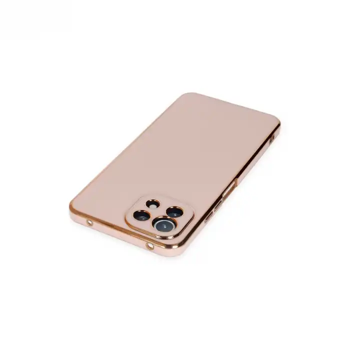Xiaomi Mi 11 Lite Kılıf Volet Silikon - Pembe