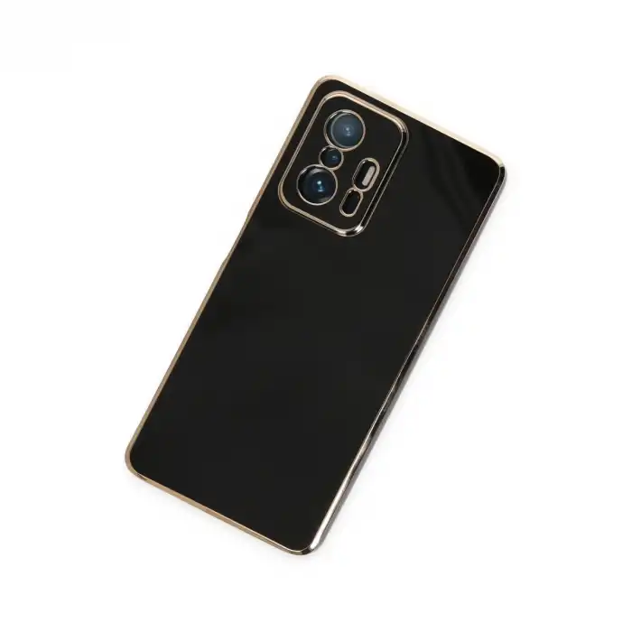 Xiaomi Mi 11t Pro Kılıf Volet Silikon - Siyah