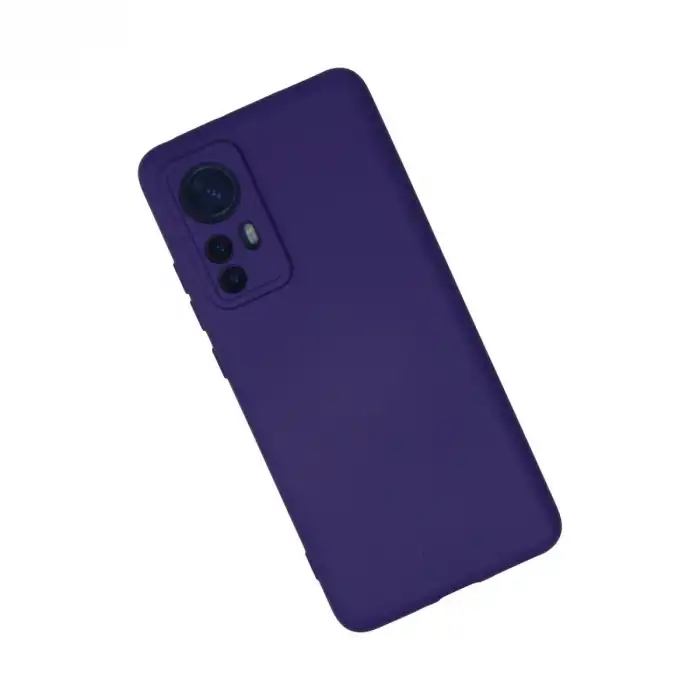 Xiaomi Mi 12 Kılıf Nano İçi Kadife Silikon - Mor