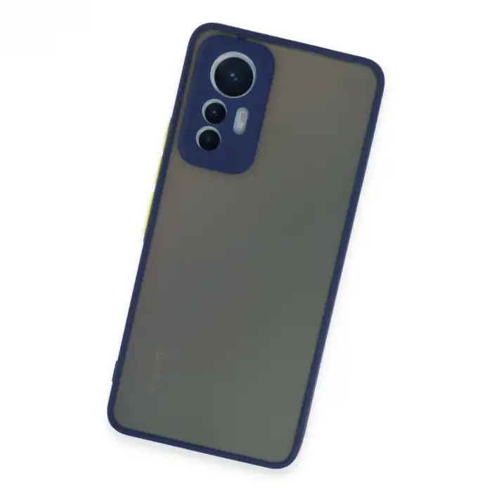 Xiaomi Mi 12 Lite Kılıf Montreal Silikon Kapak - Lacivert