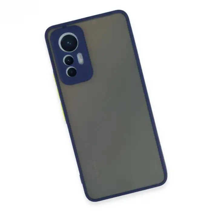 Xiaomi Mi 12 Lite Kılıf Montreal Silikon Kapak - Lacivert