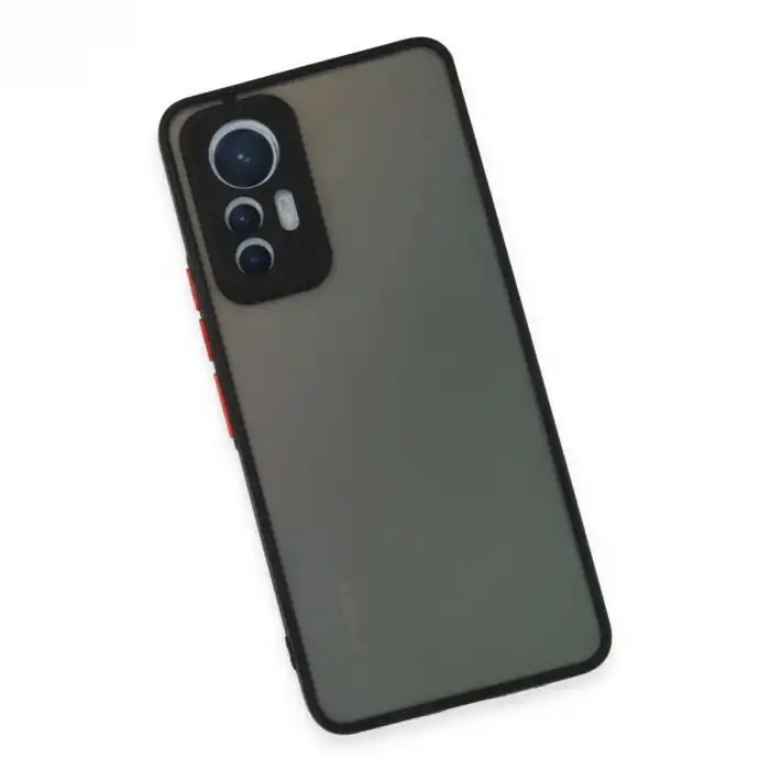 Xiaomi Mi 12 Lite Kılıf Montreal Silikon Kapak - Siyah
