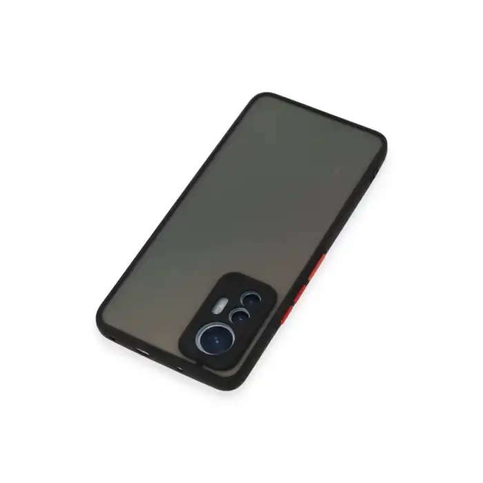 Xiaomi Mi 12 Lite Kılıf Montreal Silikon Kapak - Siyah