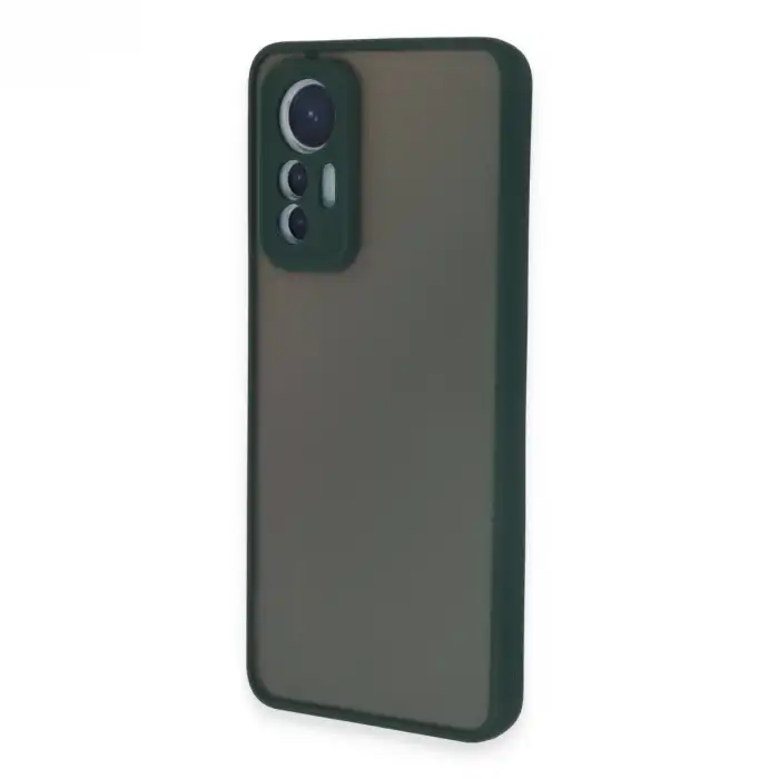 Xiaomi Mi 12 Lite Kılıf Montreal Silikon Kapak - Yeşil