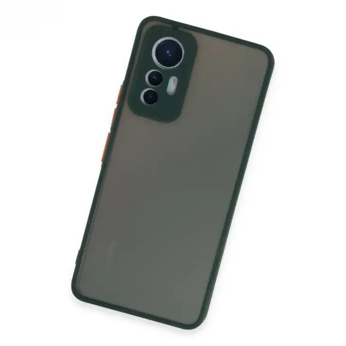Xiaomi Mi 12 Lite Kılıf Montreal Silikon Kapak - Yeşil