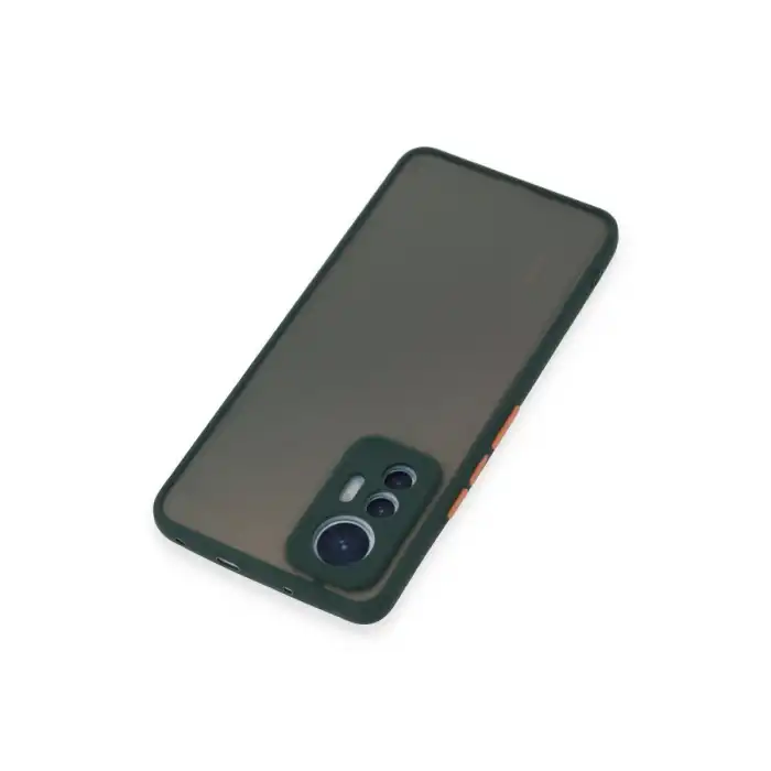 Xiaomi Mi 12 Lite Kılıf Montreal Silikon Kapak - Yeşil