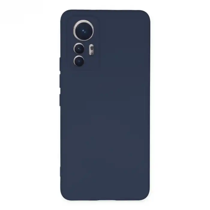 Xiaomi Mi 12 Lite Kılıf Nano İçi Kadife Silikon - Lacivert