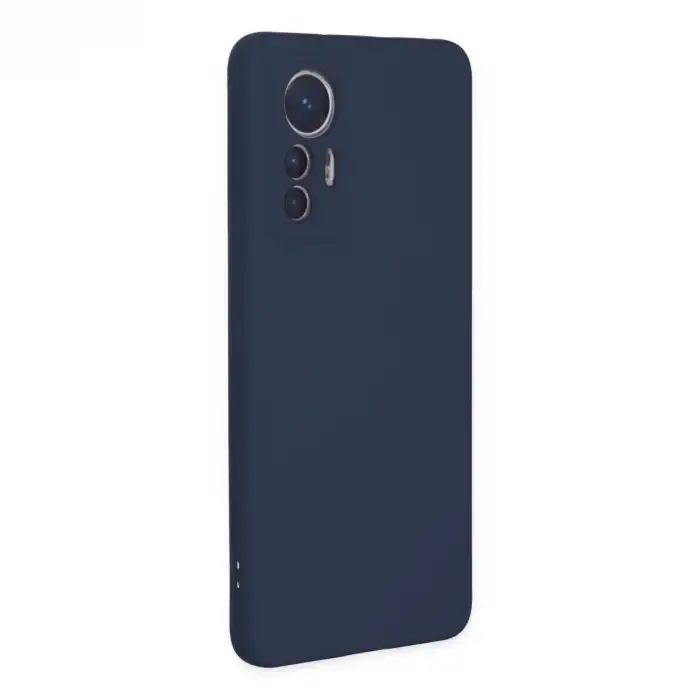 Xiaomi Mi 12 Lite Kılıf Nano İçi Kadife Silikon - Lacivert