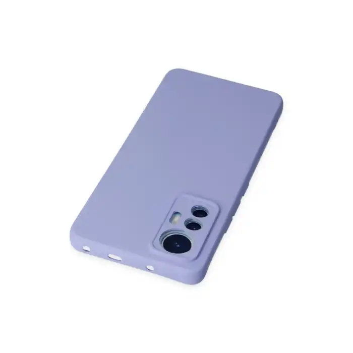 Xiaomi Mi 12 Lite Kılıf Nano İçi Kadife Silikon - Lila