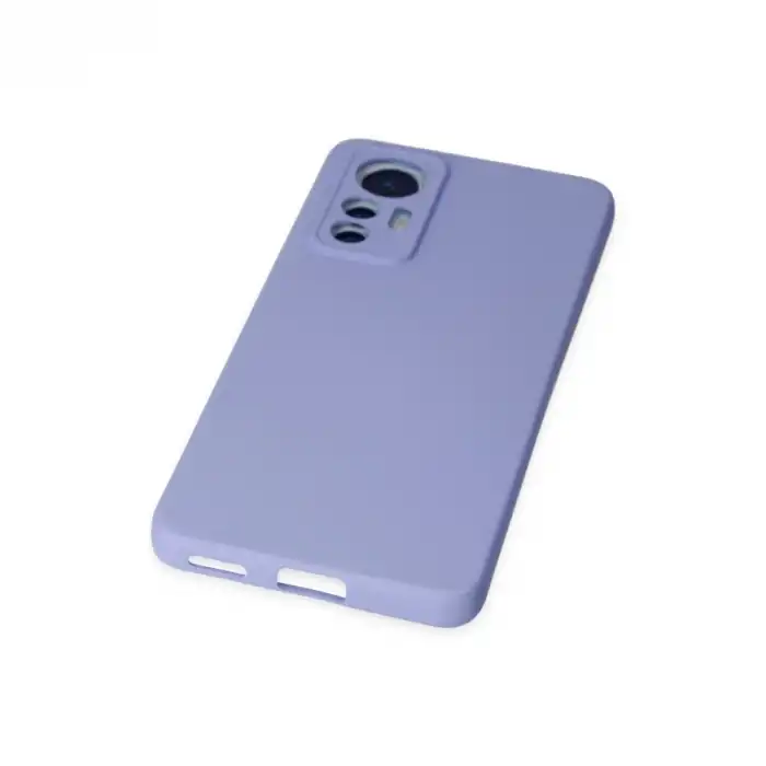 Xiaomi Mi 12 Lite Kılıf Nano İçi Kadife Silikon - Lila