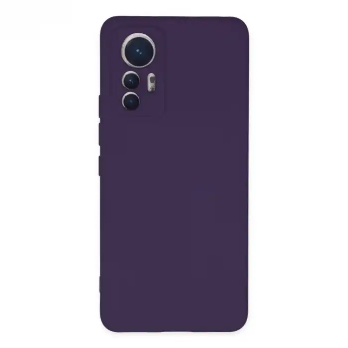 Xiaomi Mi 12 Lite Kılıf Nano İçi Kadife Silikon - Mor