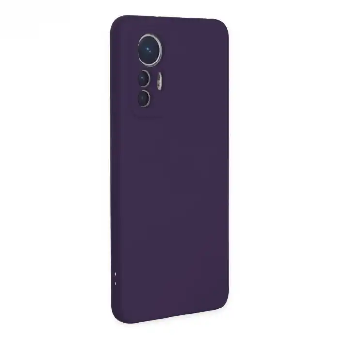 Xiaomi Mi 12 Lite Kılıf Nano İçi Kadife Silikon - Mor