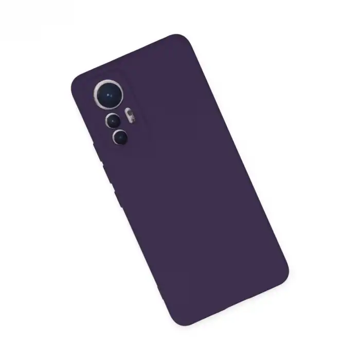Xiaomi Mi 12 Lite Kılıf Nano İçi Kadife Silikon - Mor