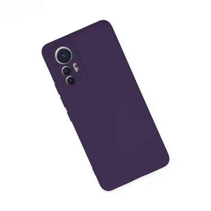 Xiaomi Mi 12 Lite Kılıf Nano İçi Kadife Silikon - Mor