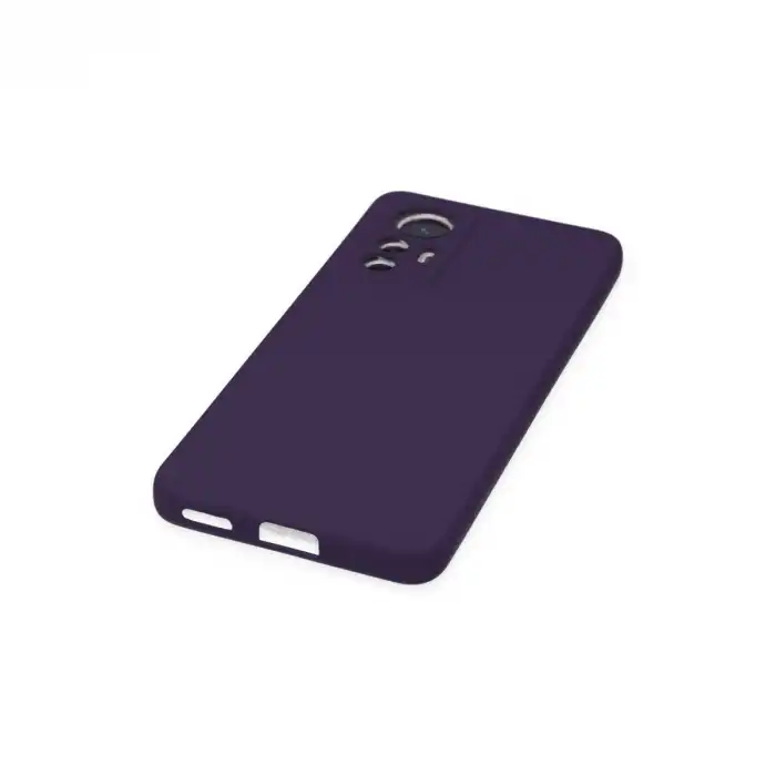 Xiaomi Mi 12 Lite Kılıf Nano İçi Kadife Silikon - Mor