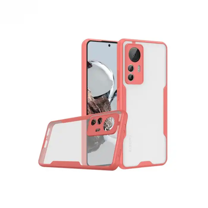 Xiaomi Mi 12t Kılıf Platin Silikon - Pembe