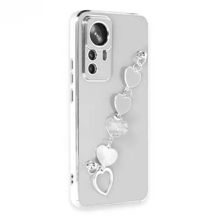 Xiaomi Mi 12t Pro Kılıf Esila Silikon - Beyaz