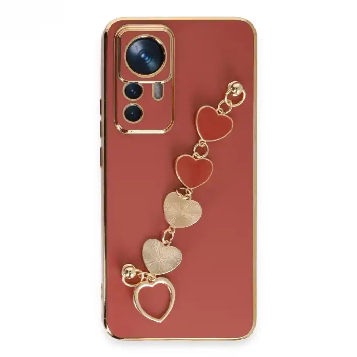Xiaomi Mi 12t Pro Kılıf Esila Silikon - Kırmızı