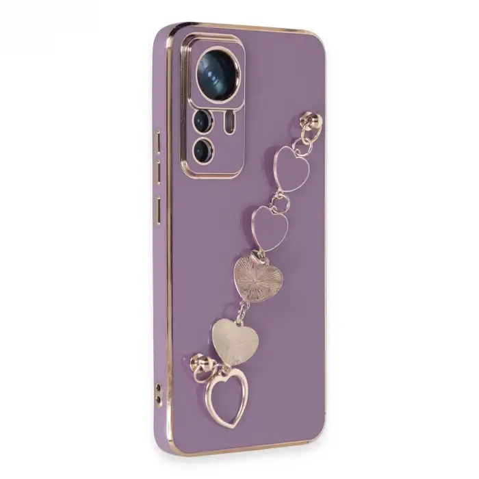 Xiaomi Mi 12t Pro Kılıf Esila Silikon - Mor