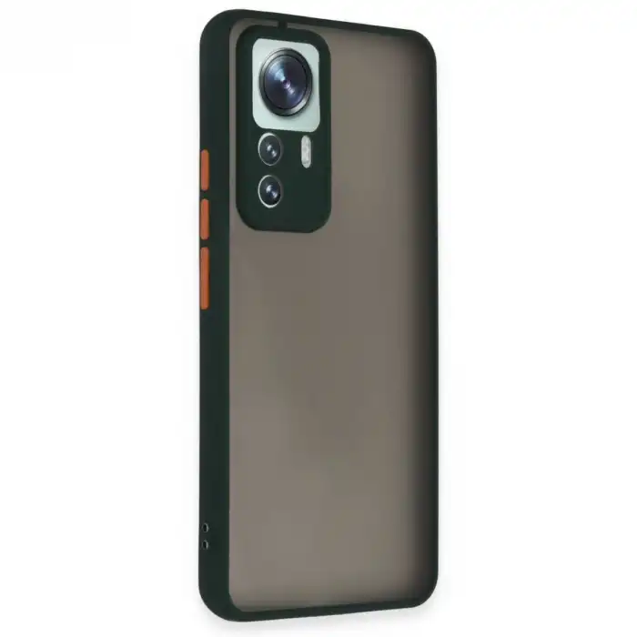 Xiaomi Mi 12t Pro Kılıf Montreal Silikon Kapak - Yeşil