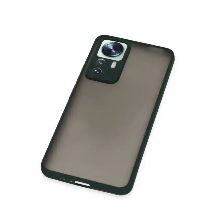 Xiaomi Mi 12t Pro Kılıf Montreal Silikon Kapak - Yeşil