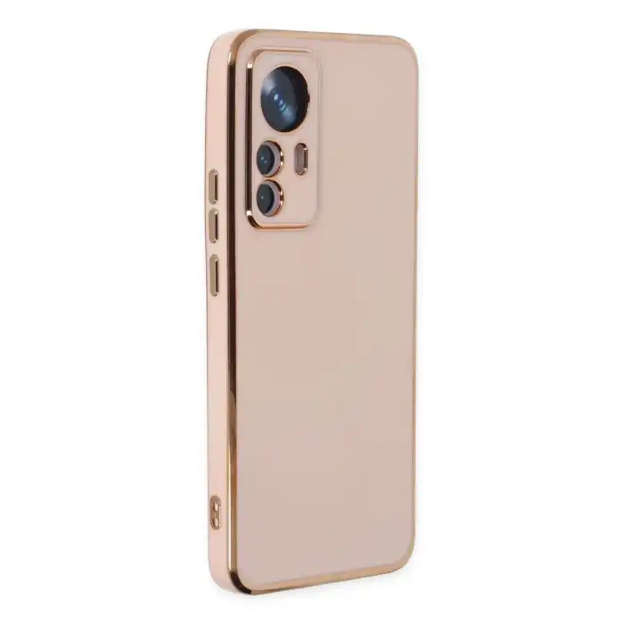 Xiaomi Mi 12t Pro Kılıf Volet Silikon - Pembe