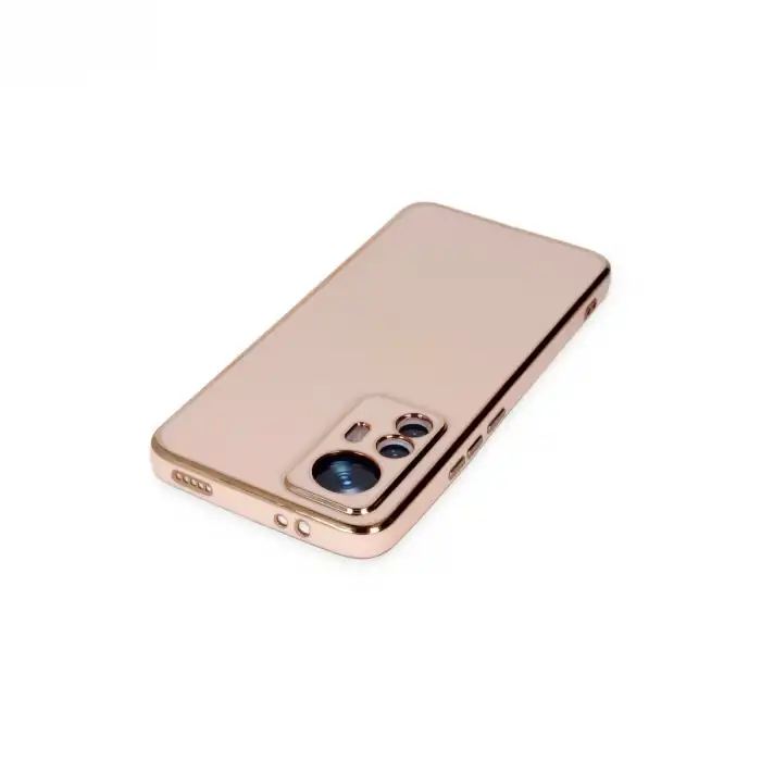 Xiaomi Mi 12t Pro Kılıf Volet Silikon - Pembe