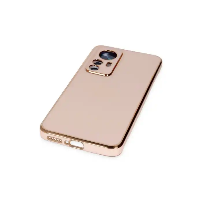 Xiaomi Mi 12t Pro Kılıf Volet Silikon - Pembe