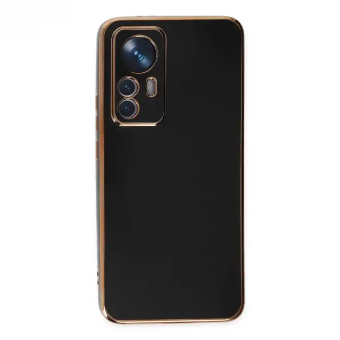 Xiaomi Mi 12t Pro Kılıf Volet Silikon - Siyah