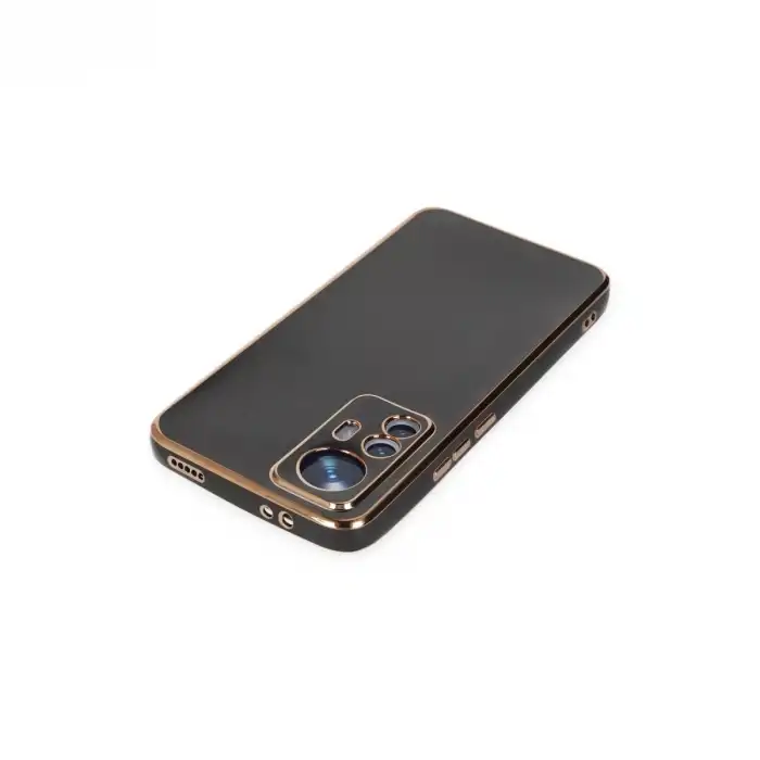 Xiaomi Mi 12t Pro Kılıf Volet Silikon - Siyah