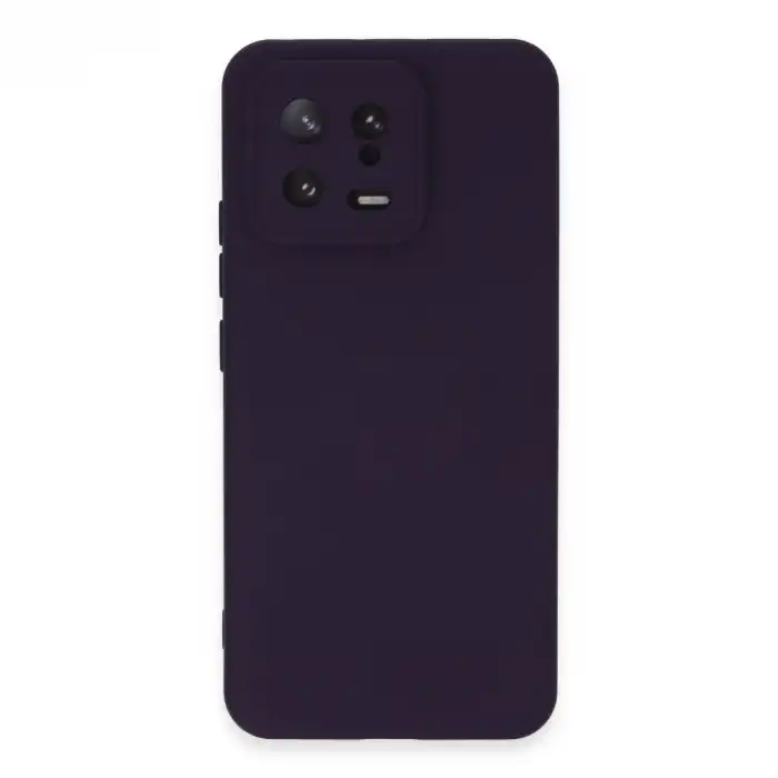 Xiaomi Mi 13 Kılıf Nano İçi Kadife Silikon - Mor