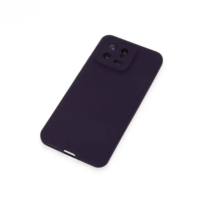 Xiaomi Mi 13 Kılıf Nano İçi Kadife Silikon - Mor