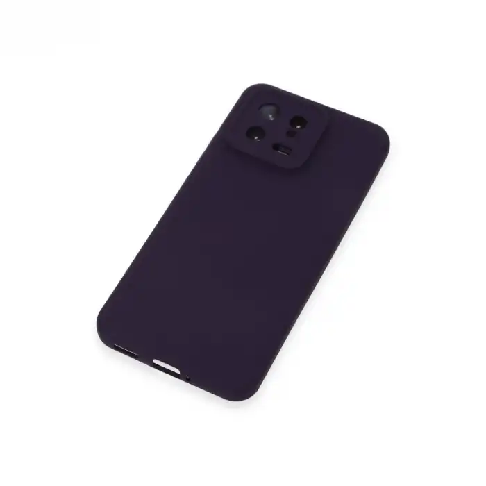 Xiaomi Mi 13 Kılıf Nano İçi Kadife Silikon - Mor