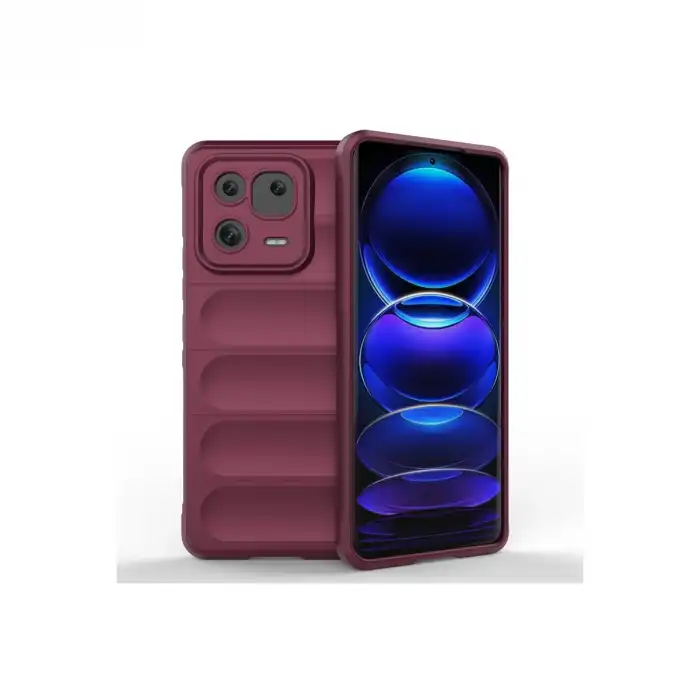Xiaomi Mi 13 Kılıf Optimum Silikon - Bordo