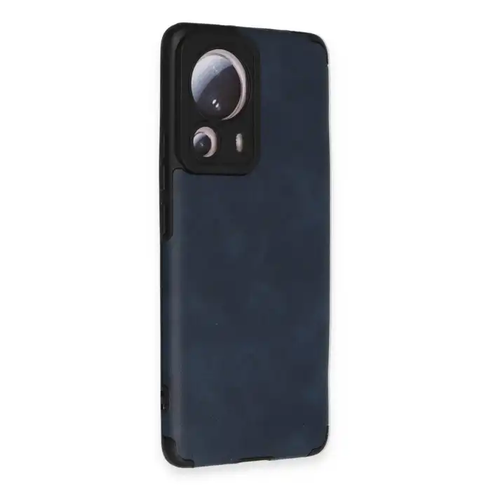 Xiaomi Mi 13 Lite Kılıf Loop Deri Silikon - Lacivert