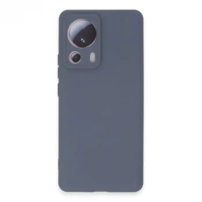 Xiaomi Mi 13 Lite Kılıf Nano İçi Kadife Silikon - Gri