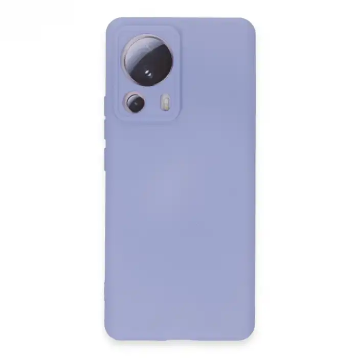 Xiaomi Mi 13 Lite Kılıf Nano İçi Kadife Silikon - Lila