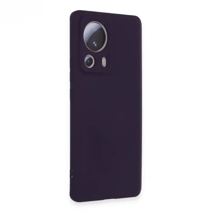 Xiaomi Mi 13 Lite Kılıf Nano İçi Kadife Silikon - Mor