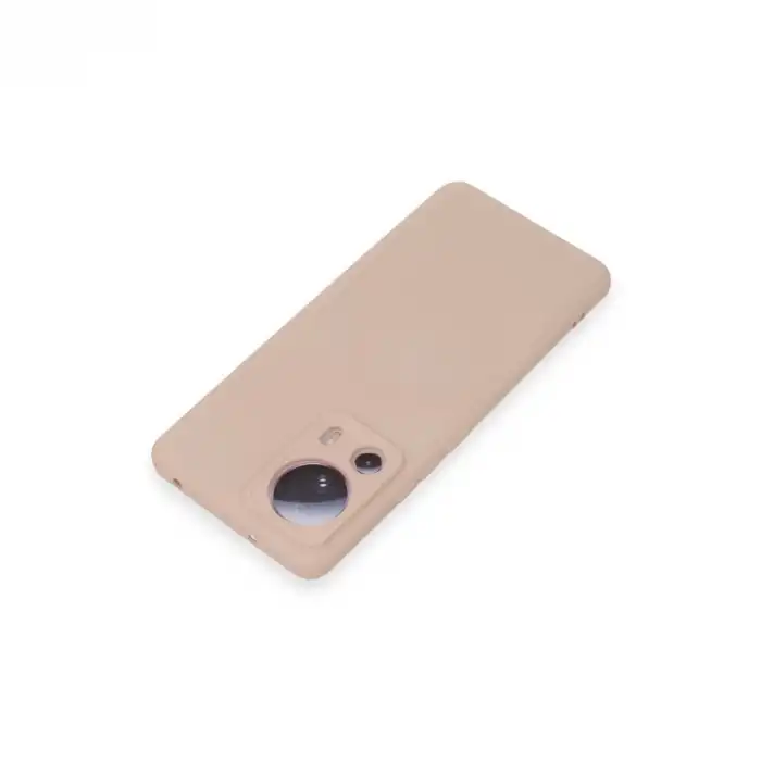 Xiaomi Mi 13 Lite Kılıf Nano İçi Kadife Silikon - Pudra