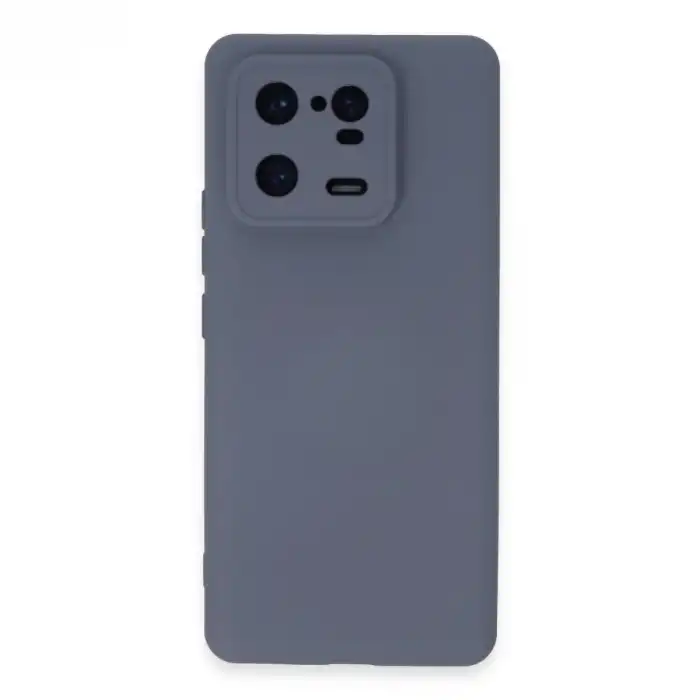 Xiaomi Mi 13 Pro Kılıf Nano İçi Kadife Silikon - Gri