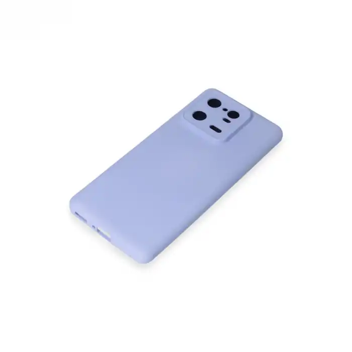Xiaomi Mi 13 Pro Kılıf Nano İçi Kadife Silikon - Lila