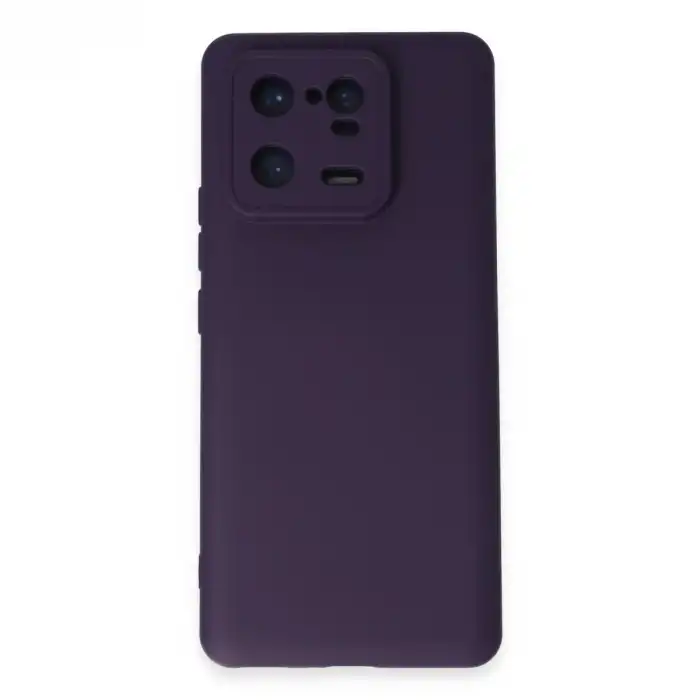 Xiaomi Mi 13 Pro Kılıf Nano İçi Kadife Silikon - Mor